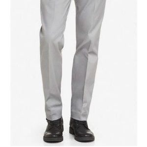 Express Men's Slim Fit Gray Dress Pants
